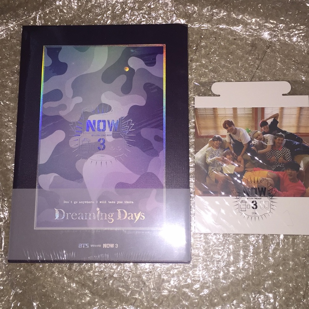 [RARE] SEALED BTS NOW 3 W/ Limited Standee
